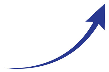 Poster - wavy curved Long arrow icon. long line arrow vector. flat style Arrow symbol. arrow on a transparent background. vector illustration. blue long arrow, curve green arrow icon vector for your apps, web