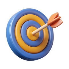 Poster - target arrow success icon dart arrow on target
