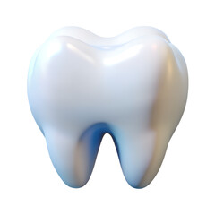 Poster - whitening tooth 3d rendering isolated on white background