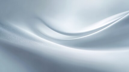 Poster - Elegant soft silky fabric waves create a serene and calming atmosphere, perfect for backgrounds and textures.