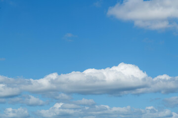 Wall Mural - white clouds on clear sky