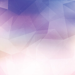 Poster - Abstract background featuring geometric shapes in pastel color palette isolated on transparent background