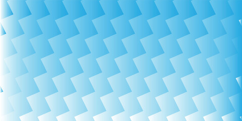 Poster - modern abstract blue zig zag gradient background