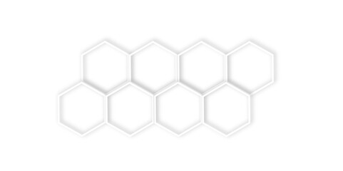 Poster - hexagon, geometric, abstract, background, white, pattern, design, texture, modern, shape, cell, honeycomb, tile, surface, structure, element, graphic, illustration, template, wallpaper, art, style, co