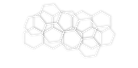Poster - hexagon, geometric, abstract, background, white, pattern, design, texture, modern, shape, cell, honeycomb, tile, surface, structure, element, graphic, illustration, template, wallpaper, art, style, co