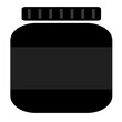 © leader - Supplement, medicine or vitamin bottle icons are intended for pregnant women and are displayed with simple icon