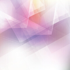 Poster - Abstract background featuring geometric shapes and soft color gradients isolated on transparent background