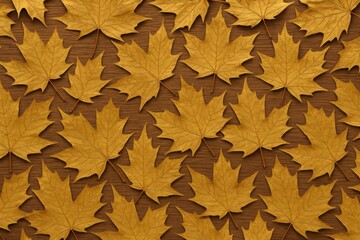 Poster - Autumnal symbol of a maple tree's foliage