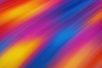 Poster - Vivid multicolored abstract backdrop featuring flowing smooth lines with motion blur effects