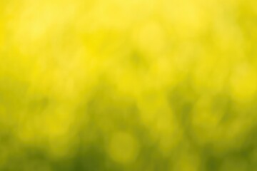Poster - Soft-focus yellow landscape with natural scenery