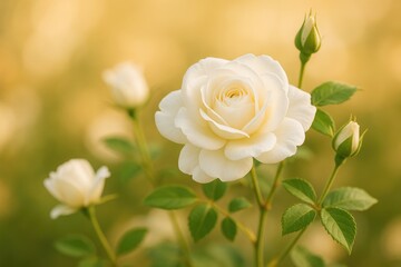 Aufkleber - Summer Roses in Full Bloom