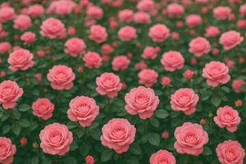 Aufkleber - Blush pink floral paradise