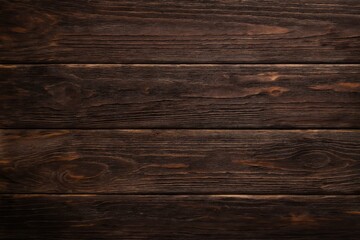 Poster - Vintage-style dark wood grain backdrop with a rustic finish
