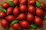 Tropical fruits resembling salak in flavor and appearance