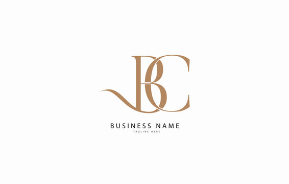 BC, CB, Initial monogram letter alphabet logo