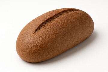 Aufkleber - Gray bread displayed on a white surface, prepared for baking