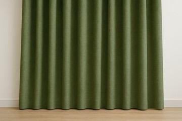 Poster - Sunproof green curtain for indoor use