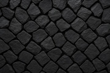 Poster - Textured dark stone pattern for natural backgrounds