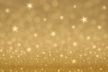 Poster - Celebratory Holiday Scene with Sparkling Lights and Glowing Stars