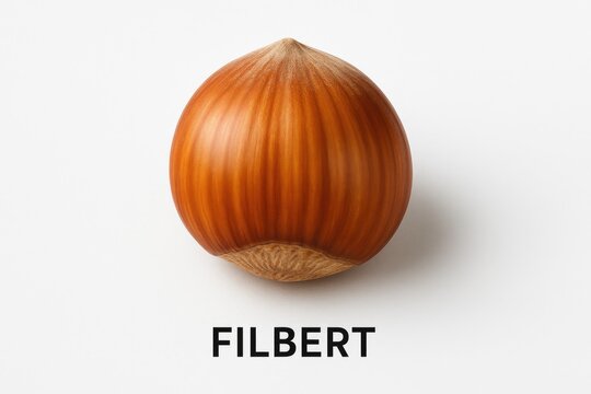 Filbert depicted on a plain white backdrop