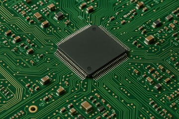 Poster - Close-up of an electronic circuit board showcasing hardware technology