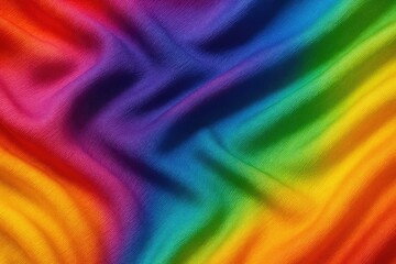 Poster - Vibrant multicolor abstract fabric backdrop featuring shades of red, purple, pink, blue, green, yellow, and gold.