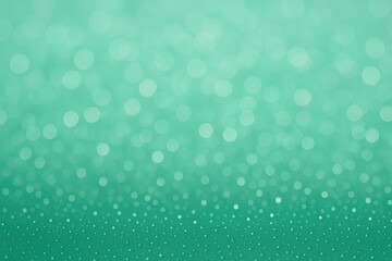 Aufkleber - Surface featuring aqua green hue with round bokeh effects and a white reflector