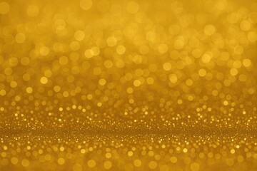 Aufkleber - Abstract shimmering background with gold glitter and bokeh effects