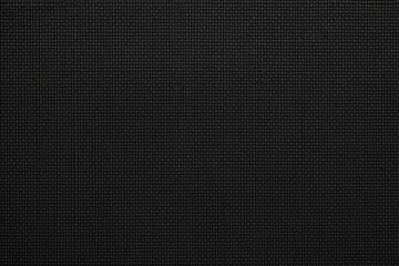 Poster - Close-up of a black textile surface highlighting fabric details