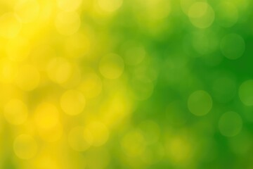 Aufkleber - Vibrant yellow and green bokeh backdrop with abstract patterns
