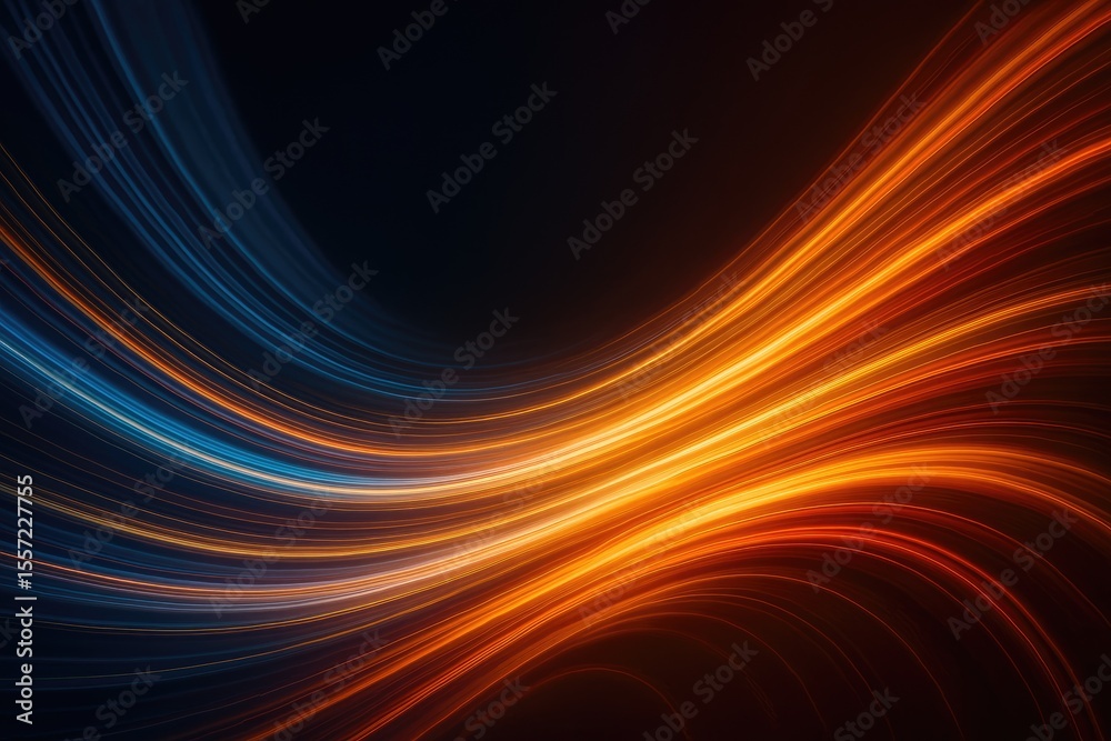 Abstract backgrounds featuring luminous stream patterns