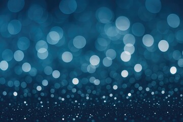 Poster - Abstract luminous bokeh scenery for nighttime displays