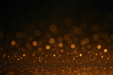 Aufkleber - Abstract shimmering gold bokeh with a blurred background