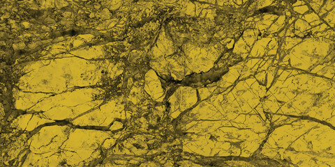 Aufkleber - Textured stone surface with veins in yellow and black tones featuring a granite or marble composition for artistic or background purposes.