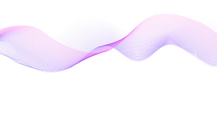 Wall Mural - abstract purple and pink waves. flowing violet lines design.
