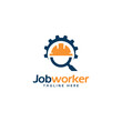 © sowikot - job worker contractor logo design job search concept recruitment agency HR