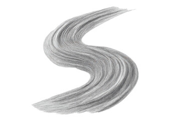 Poster - White brushstroke curving dynamically in elegant s-shape, transparent checkered backdrop highlighting graphic design potential