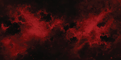 Aufkleber - Abstract red and black texture background. Red grunge horror background banner. Abstract background featuring dynamic red and black hues, ideal for design, art, or creative projects.