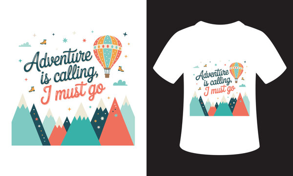 National Mountain Climbing Day Quote T-Shirt Design