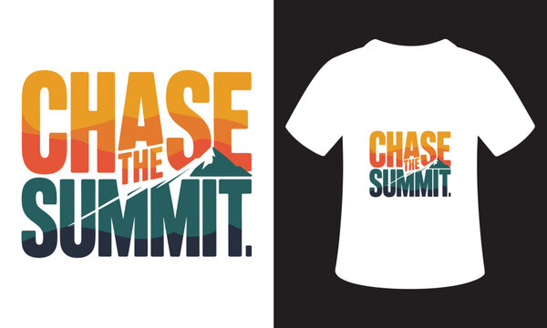 Minimalist National Mountain Climbing Day T-Shirt Design