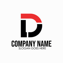 Aufkleber - Letter D logo suitable for corporate branding