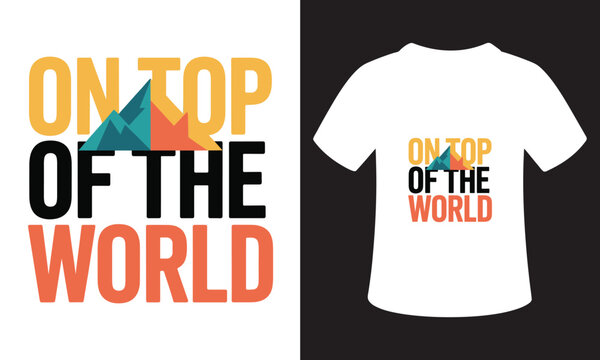 Minimalist National Mountain Climbing Day T-Shirt Design