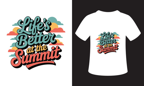 Minimalist National Mountain Climbing Day T-Shirt Design
