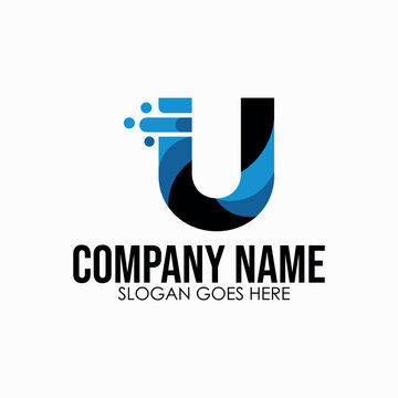 Letter U logo using for modern branding