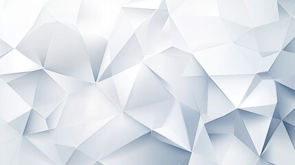 Fototapete - Modern geometric design with overlapping triangular shapes in light blue abstract water background polygonal