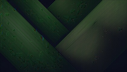 Wall Mural - abstract emerald green diamond shape with textured lines and dark center for modern digital backgrou