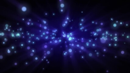 Wall Mural - abstract fantasy background shiny particles dust rays and energy flow loop