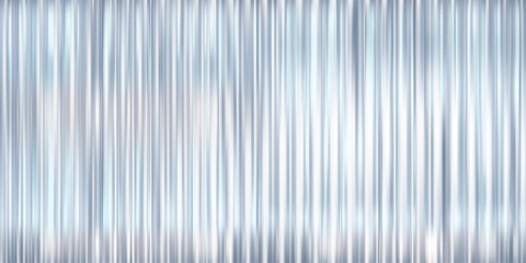 Poster - 3d corrugated glass pattern with transparent ribbed background and gradient light effect. Abstract prism panel for modern architecture or luxury design. Iridescent texture with chrome foil and diamond