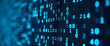 © Yasin - Digital numbers cascading across a dark blue screen, hinting at data and code.
