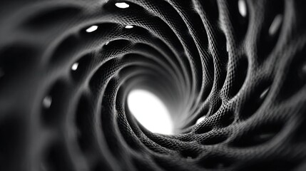 Poster - Abstract Flowing Binary Data in a Dynamic 3D Mesh Structure